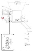 Стержень с втулкой Hallde 37226 в компании ШефСтор